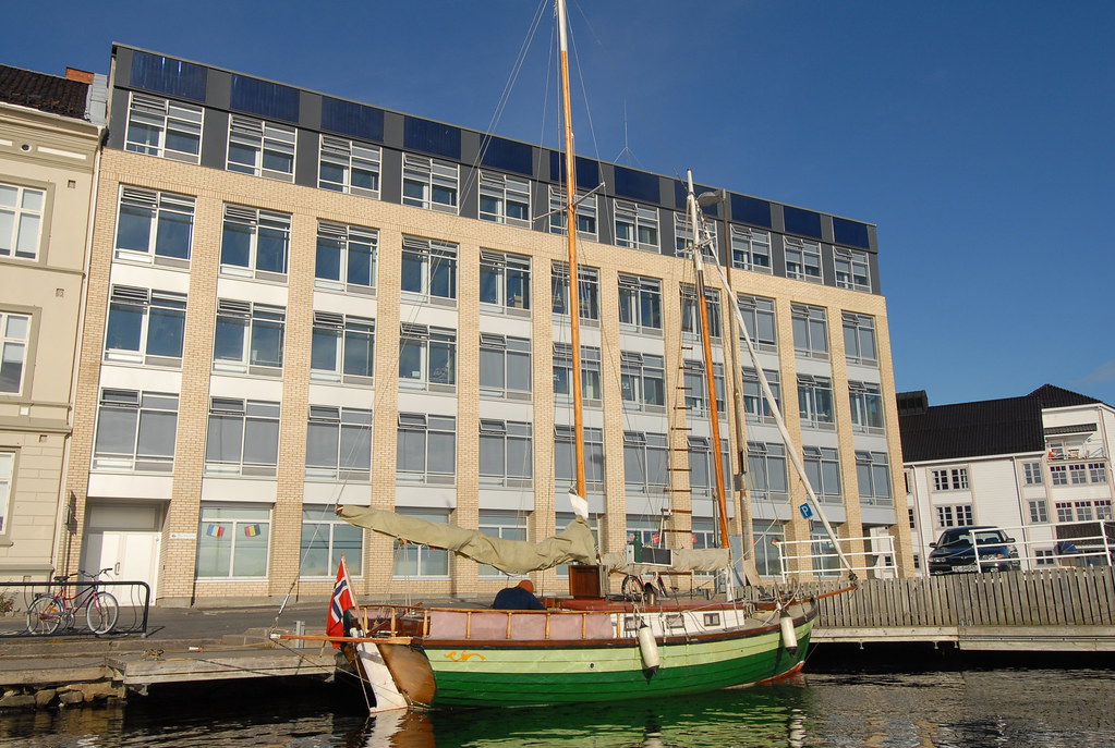 GRID-Arendal office by the waterfront in Arendal, Norway
